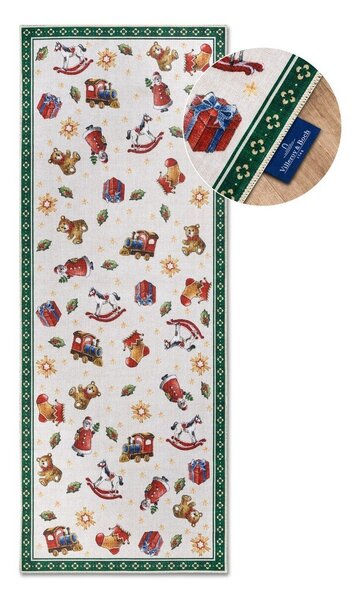 Runner verde con motivo natalizio 80x200 cm Green Christmas - Villeroy&Boch