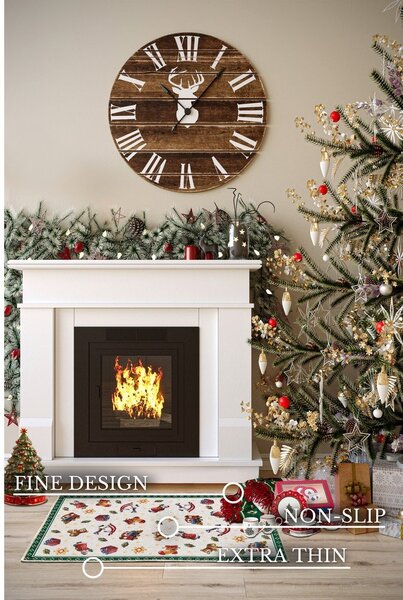 Tappeto verde con motivo natalizio 50x80 cm Green Christmas - Villeroy&Boch
