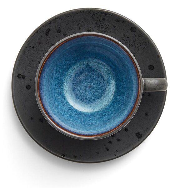 Tazzine in set nere/blu scuro in ceramica 4 pz 240 ml Gastro Black/Mix – Bitz