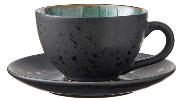 Tazzine in set nere/blu scuro in ceramica 4 pz 240 ml Gastro Black/Mix – Bitz
