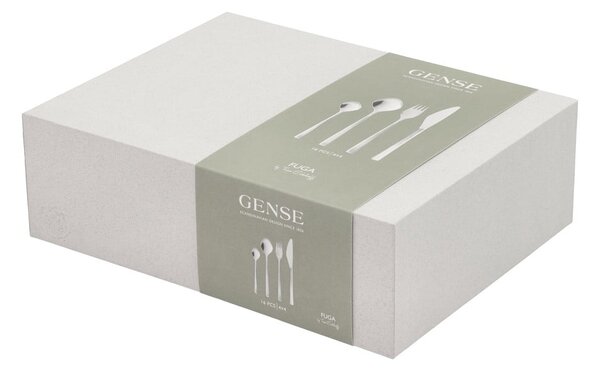 Posate argentate in acciaio inox 16 pz Fuga – Gense