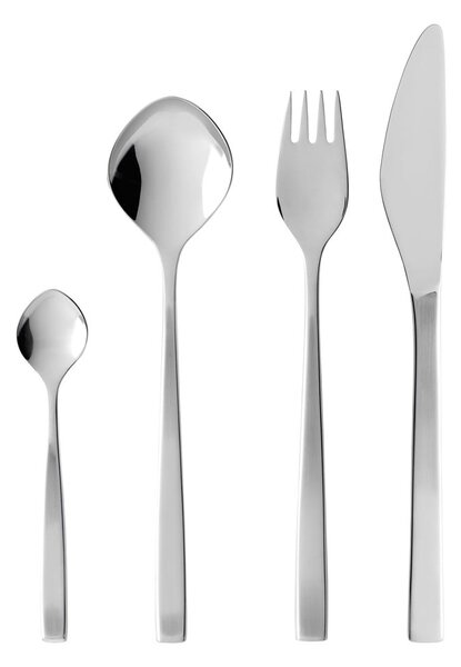 Posate argentate in acciaio inox 16 pz Fuga – Gense
