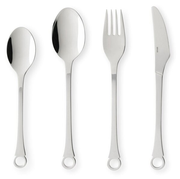 Posate argentate in acciaio inox 16 pz Pantry – Gense