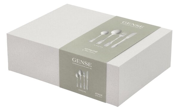 Posate argentate in acciaio inox 16 pz Attaché – Gense