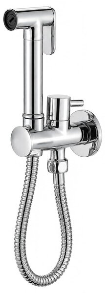 Rubinetto per bidet - Monocomando - Ottone - Cromato - Per acqua fredda e calda