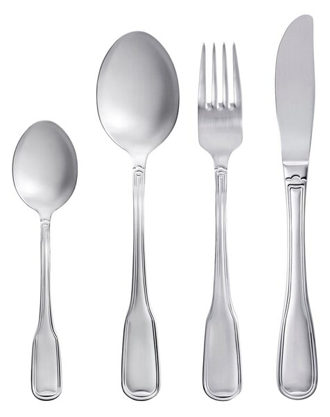 Posate argentate in acciaio inox 16 pz Attaché – Gense