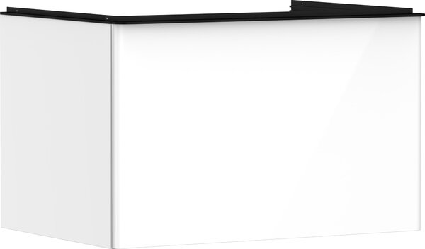 Hansgrohe Xelu Q meuble sous-lavabo, 780x550, 1 tiroir, pour consoles avec vasque à poser, poli, 54054670, 54054670