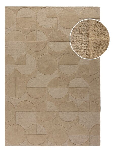 Tappeto in lana di colore naturale 120x270 cm Gigi - Flair Rugs