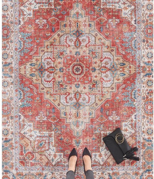 Tappeto rosso mattone , 80 x 150 cm Sylla - Nouristan