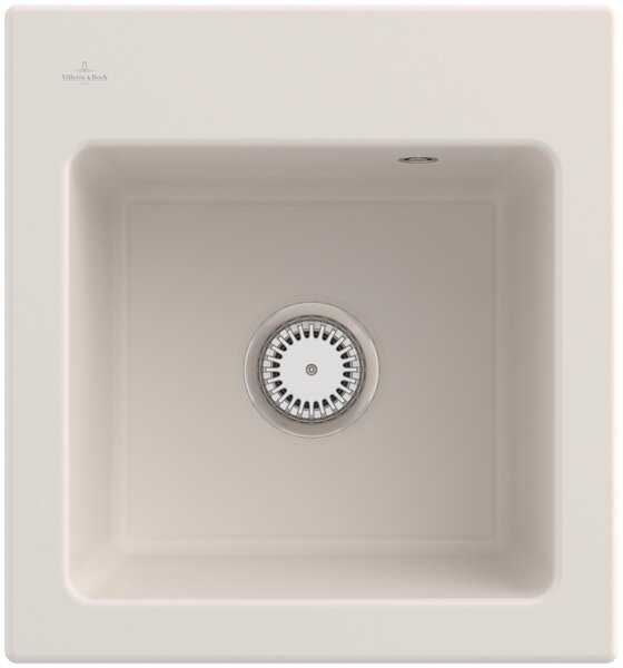 Lavello Villeroy&Boch, lavello Subway 45 XS Crema 475x510mm, larghezza base 45cm