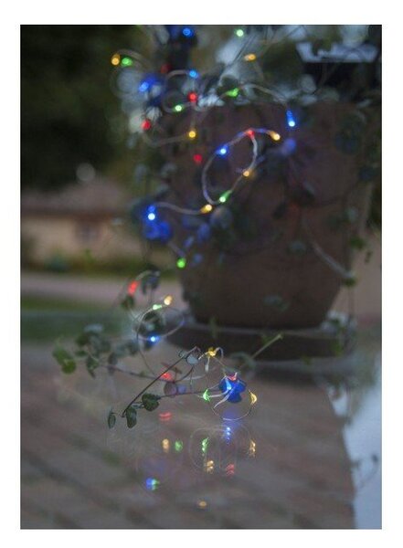 Catena LED solare per esterni con LED colorati, lunghezza 5 m Dew Drop - Star Trading