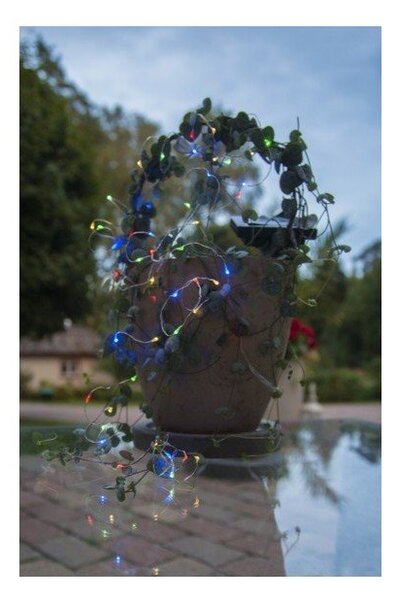 Catena LED solare per esterni con LED colorati, lunghezza 5 m Dew Drop - Star Trading