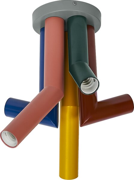 LEDVANCE Decor Paglia soffitto 5XE27 Multicolore