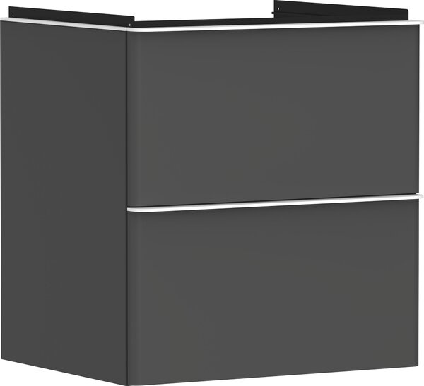 Hansgrohe Xelu Q Meuble sous-lavabo, 580x475, 2 tiroirs, pour lavabo, 54024700, 54024700