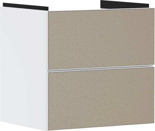 Hansgrohe Xevolos E Armoire sous lavabo, 2 tiroirs, SoftClose, 580x475x555mm, pour lavabo, 54175390, 54175390
