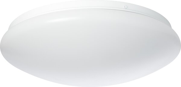 Plafoniera bianca rotonda IP44 1xE27 33cm con sensore Rilevatore di movimento