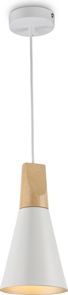 Lampada a sospensione Bicones bianca Ø 14 cm Maytoni