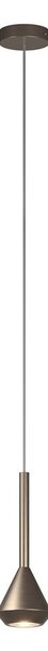 Sopsensione Moderna Aygo Metallo Bronzo 1 Luce Gu10