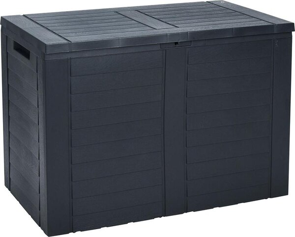 Giardino Parya ? Contenitore per cuscini ? giardino da 170 litri ? Grigio ? 75 x 44 x 53 cm