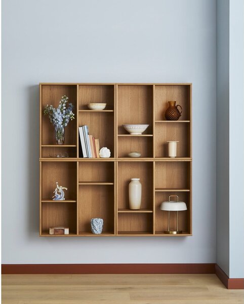 Libreria effetto rovere da parete 140x140 cm Mistral - Hammel Furniture