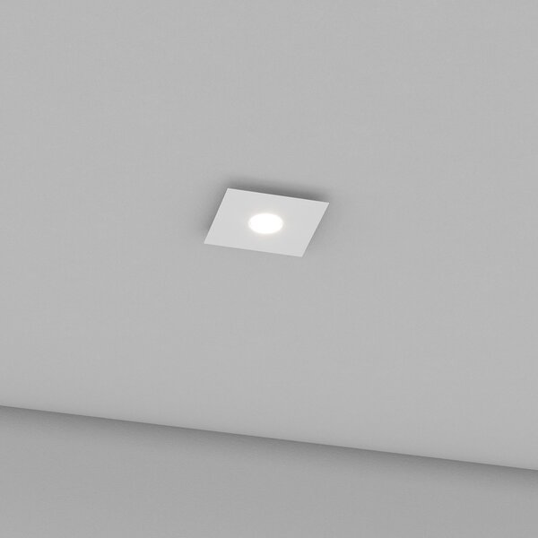 Plafoniera Moderna Area Metallo Bianco 1 Luce Gx53 25Cm