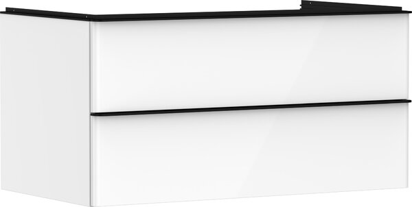 Hansgrohe Xelu Q Meuble sous-lavabo, 980x550, 2 tiroirs, pour vasques à poser, 54078670, 54078670