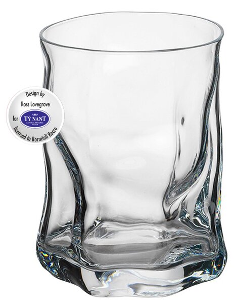 p>Elegante bicchiere acqua in vetro, originale design evoca tutta