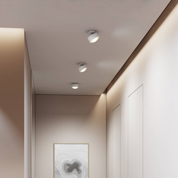 Top Light Puk! 120 Move spot LED lente bianco satinato/cromo