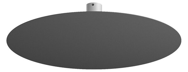 Plafoniera Moderna Disk Metallo Antracite 9 Luci Gx53