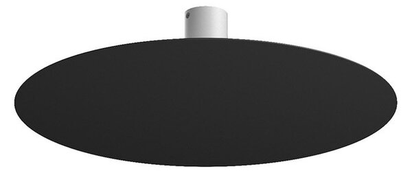 Plafoniera Moderna Disk Metallo Nero 7 Luci Gx53