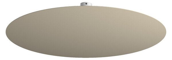 Plafoniera Moderna Disk Metallo Sabbia 12 Luci Gx53