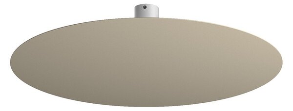 Plafoniera Moderna Disk Metallo Sabbia 9 Luci Gx53