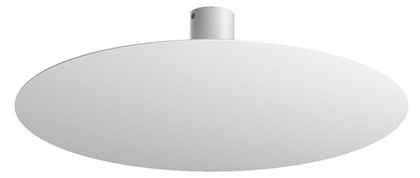 Plafoniera Moderna Disk Metallo Bianco 7 Luci Gx53