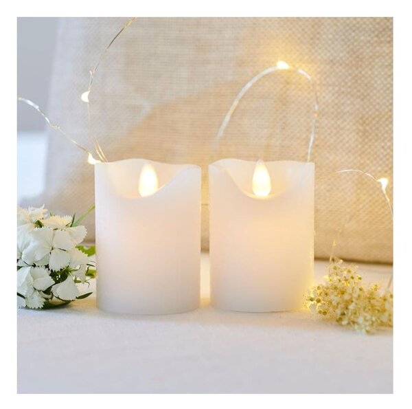 Candele LED in set da 2 (altezza 6,5 cm) Sara Mini - Sirius