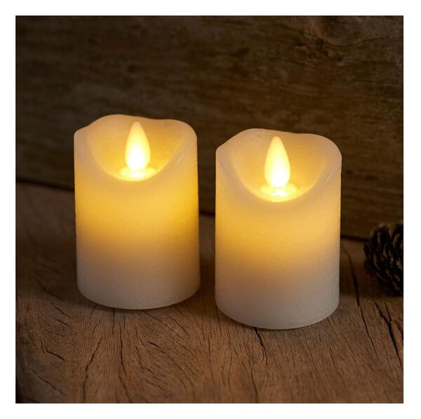 Candele LED in set da 2 (altezza 6,5 cm) Sara Mini - Sirius