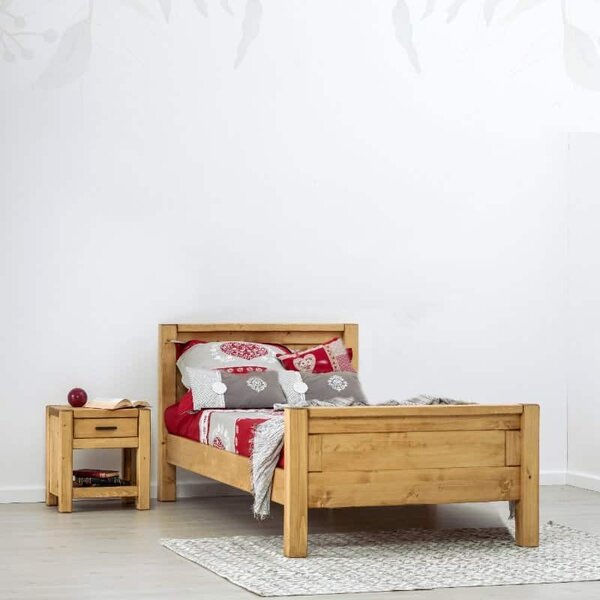 Letto rustico singolo pediera alta - LM-AD016A-PA