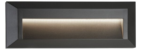 Applique Moderna Ankle Acciaio Grigio Policarbonato Led 2W 4000K