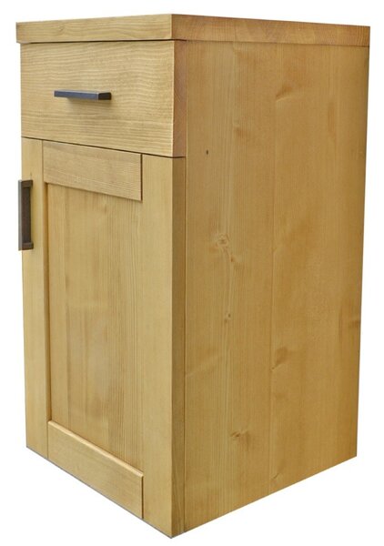 Base bagno 1 anta e 1 cassetto - LM-SDB-3