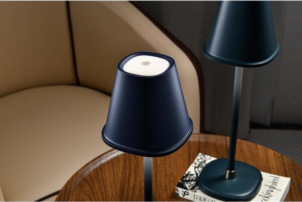 Retlux - LED Lampada da tavolo ricaricabile dimmerabile LED/3W/1800 mAh blu scuro