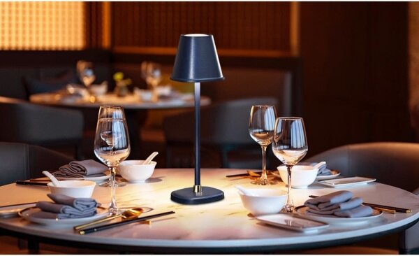 Retlux - LED Lampada da tavolo ricaricabile dimmerabile LED/3W/1800 mAh blu scuro