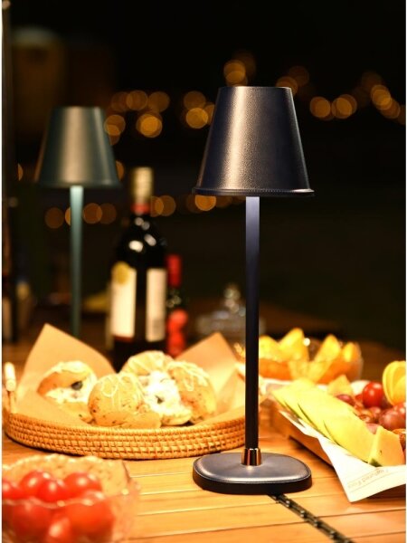 Retlux - LED Lampada da tavolo ricaricabile dimmerabile LED/3W/1800 mAh blu scuro