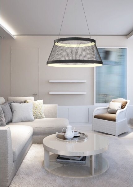 Zuma Line MD3328-2M-3BT - Lampadario LED dimmerabile BALL LED/53W/230V 2700-6000K nero + +TC
