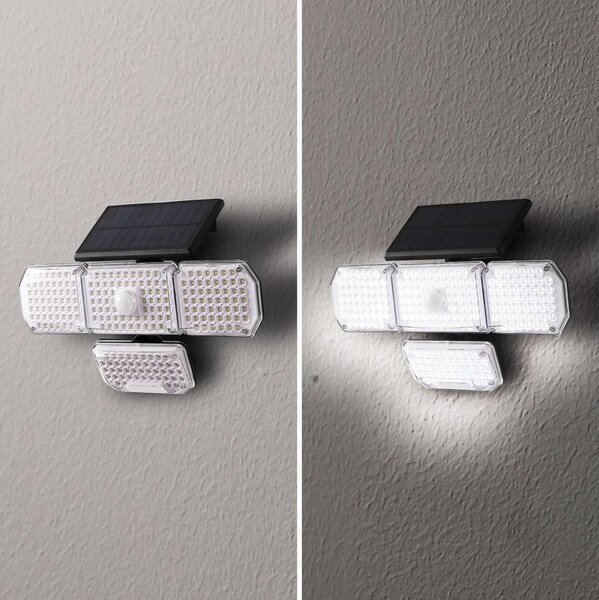 Brilagi - Lampada da parete solare a LED con sensore WALLIE LED/5W/5,5V IP65