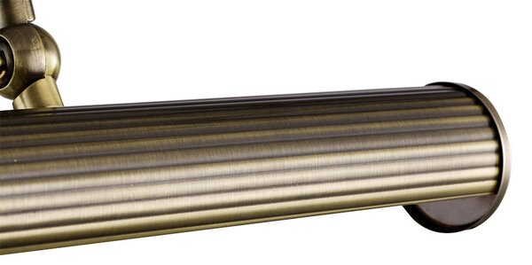 Applique Da Parete Classico Renoir Metallo Bronzo 2 Luci E14 25W