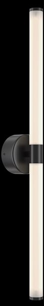 Applique Da Parete Moderno Axis Alluminio Nero Luce Led 16W