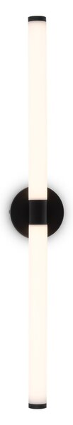 Applique Da Parete Moderno Axis Alluminio Nero Luce Led 16W