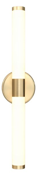 Applique Da Parete Moderno Axis Alluminio Oro Acrilico 1 Luce Led 10W