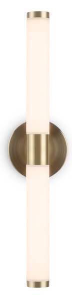 Applique Da Parete Moderno Axis Alluminio Oro Acrilico 1 Luce Led 10W