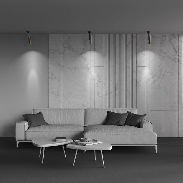 Faretto A Soffitto Moderno Elti Alluminio Nero 1 Luce Gu10 50W