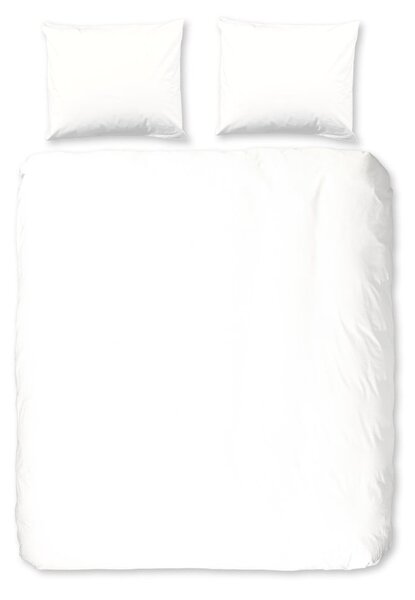 Biancheria da letto bianca in flanella per letto matrimoniale/per letto prolungato 200x220 cm – Good Morning